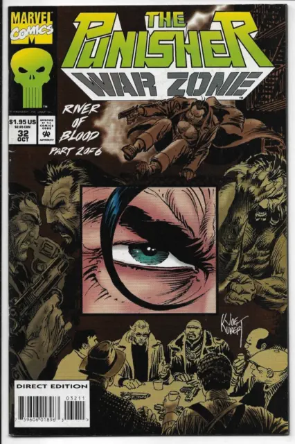 The Punisher: War Zone #32 Marvel Comics Dixon Kubert 1994 VFN