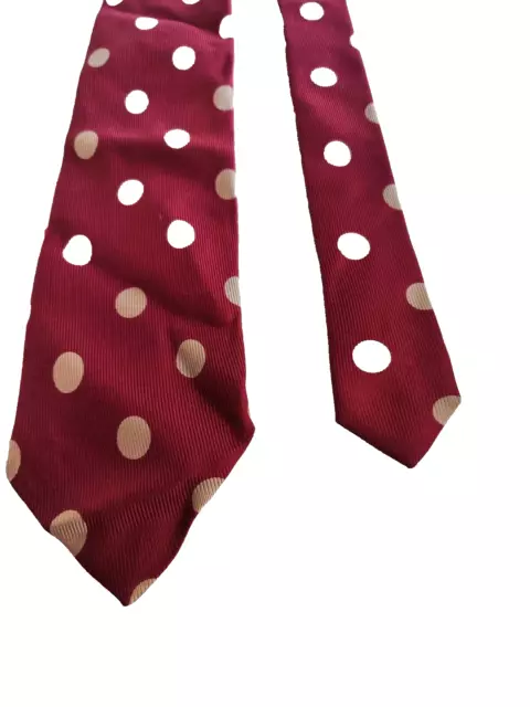 Cravatta "Kenzo Paris" 100% Seta Tie Silk Vintage Pois Soie Seda Krawatte