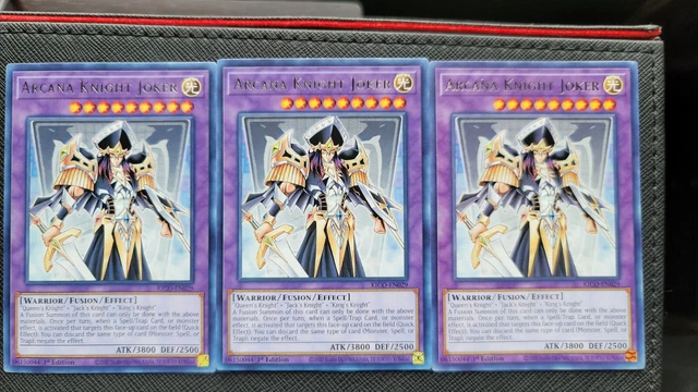 Arcana Knight Joker Rare KICO-EN029 1st Edition x3