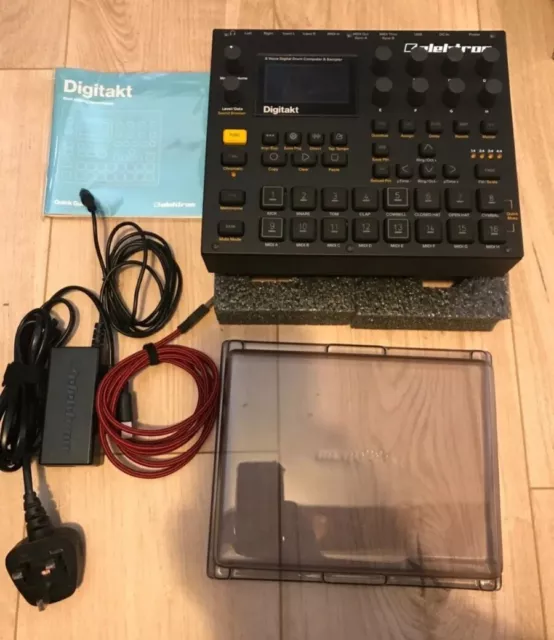 Elektron Digitakt Drum Machine SEQUENCER and Sampler Excellent BOXED w/Decksaver