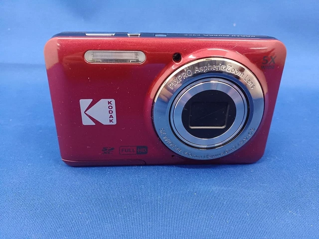 Appareil Photo Numérique Kodak Pixpro FZ53 Rouge – 16.1 MP, Zoom 5x – Occasion Fonctionnel
