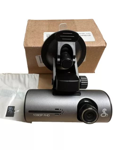 Cobra CDR 840-CD HD Dash Cam w/GPS Camera, 8GB Micro SD Card, & Suction Mount