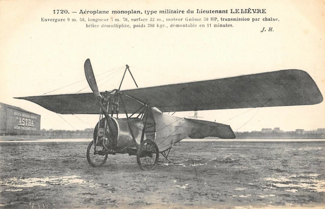AVIATION AVION BEAU plan du monoplan Nieuport à l'aérodrome du camp de Chalons EUR 12,00 - FR