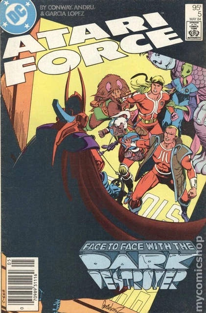 Atari Force Canadian Price Variant #5 FN 1984 Stock Image