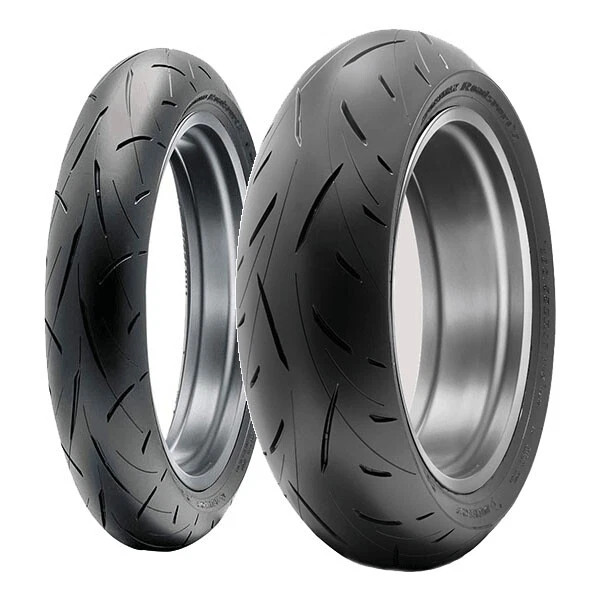 Set De Pneus Dunlop 120/70Zr17 (58W) + 190/50Zr17 (73W) Roadsport 2