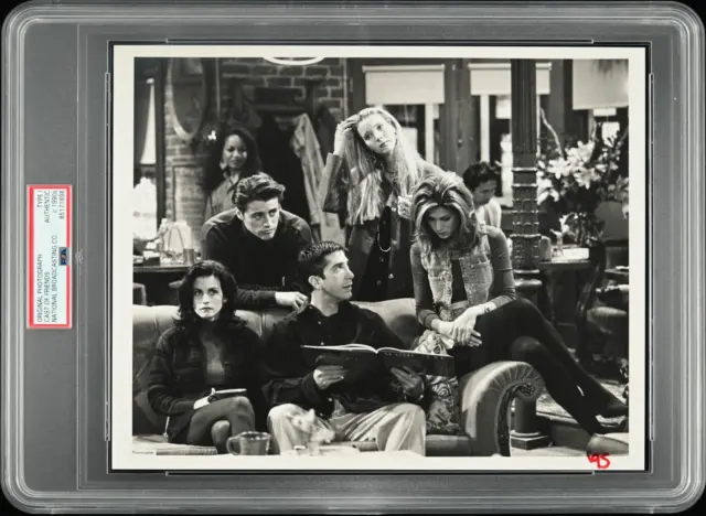 Cast of "Friends" 1990's NBC Show PSA Vintage Original Type 1 Photo Central Perk