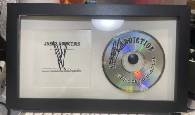 Dave Navarro Signed Cd Framed Ritual De Lo Habitual Janes Addiction Beckett Coa