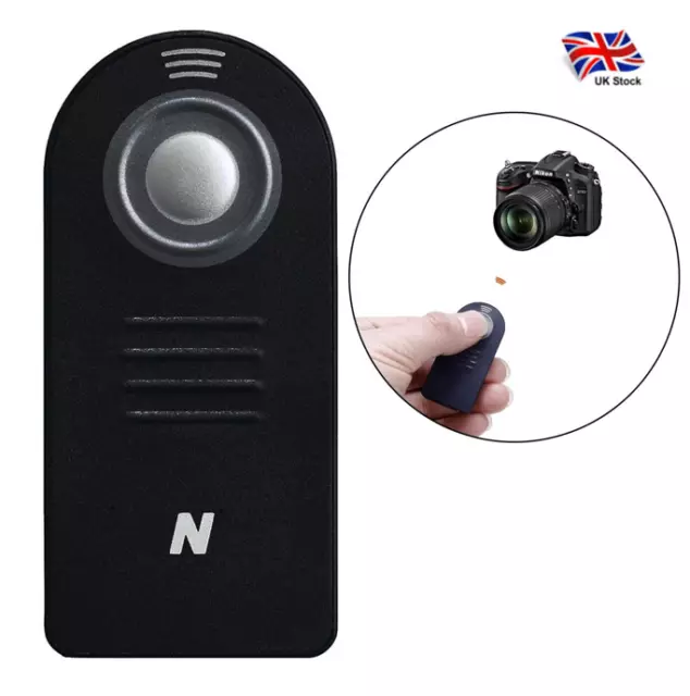 IR Remote Control Shutter Release for Nikon D7100 D5100 D5000 D5300 D3300 D3400