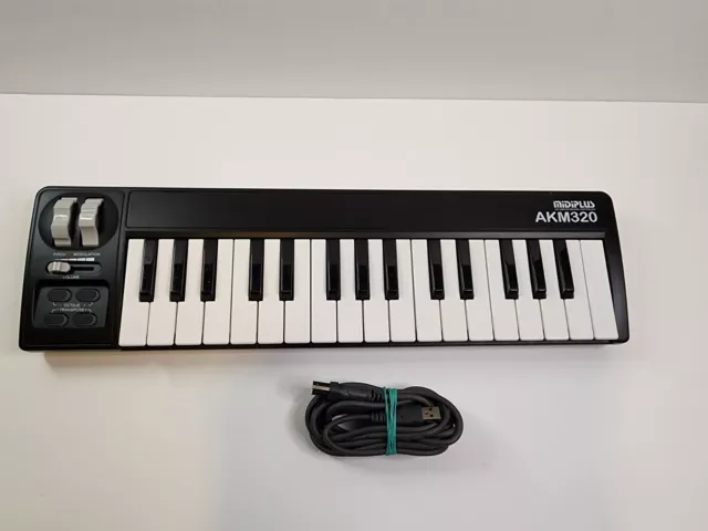 MiDiPLUS AKM320, 32 Mini  Size Key, USB Keyboard Controller (TESTED WORKING)