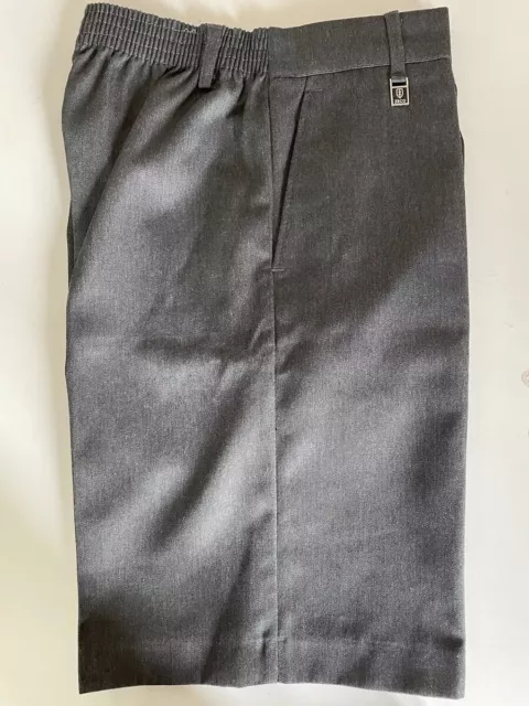 School Uniform Boys Grey Shorts, Age 13. Zeco BS3076 standard fit