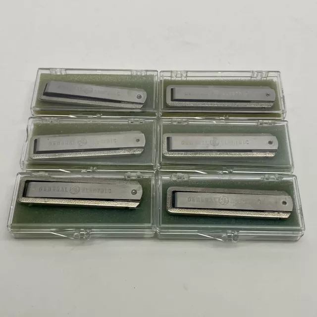 Lot Of 6 Vintage GE General Electric Pocket KNIFE funny folder New Old Stock NOS