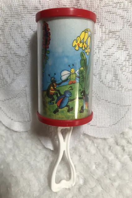 Charming Vintage Chimes Barrel Rattle Baby Toy Made in Czechoslovakia