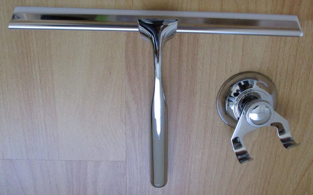 Extractor de ducha acero inoxidable limpiador de ducha con colgante de pared sin taladrar