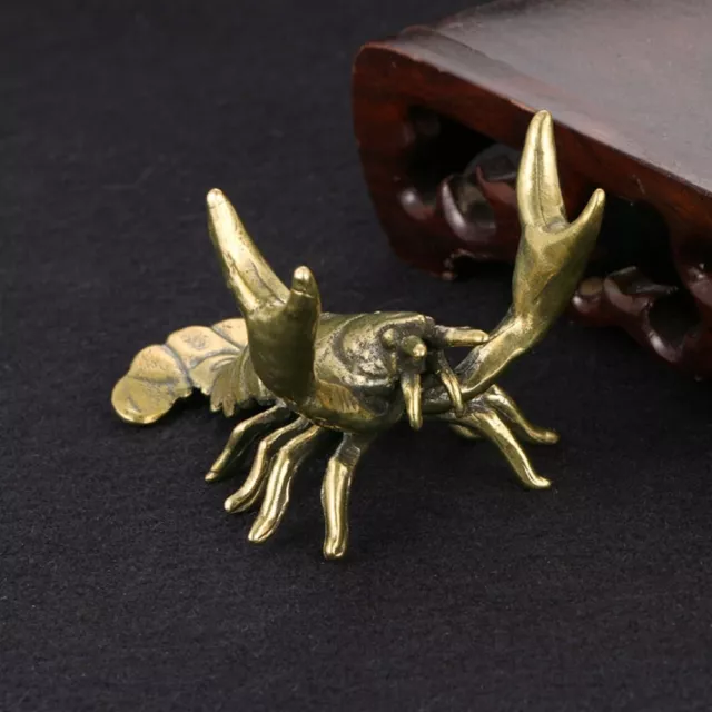 Crayfish Crayfish Ornament Solid Brass Miniatures Figurines  Collection