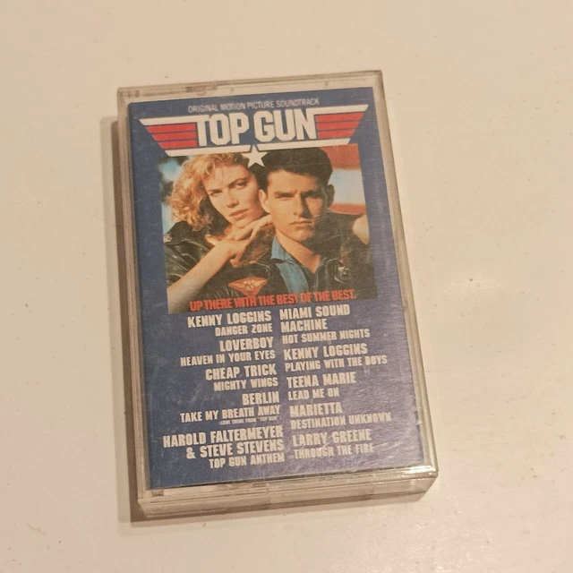 TOP GUN Original Motion Picture Soundtrack (1986) Cassette [G+] CBS £