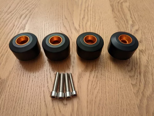 KTM Duke 125 250 390 200 Axle Slider Wheel Bobbins Crash Pads