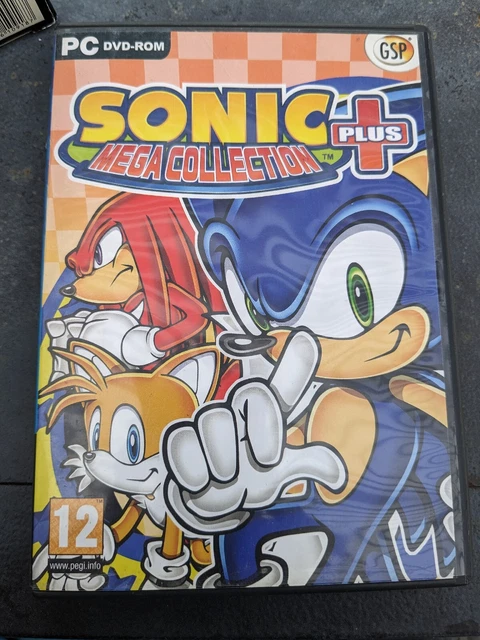JEU PC DVD ROM Sonic Mega Collection +