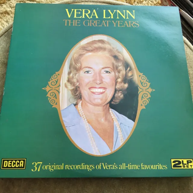 Vera Lynn The Great Years 2-LP vinyl record (Double Album) UK DPA3023/4 DECCA
