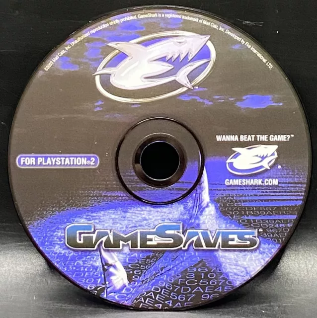 SONY PLAYSTATION PS2 Game Shark Game Saves Disc Only MAD CATZ