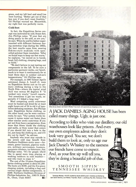 1989 Print ad Old No. 7 Jack Daniels Tennessee Whisky/Wordless Workshop