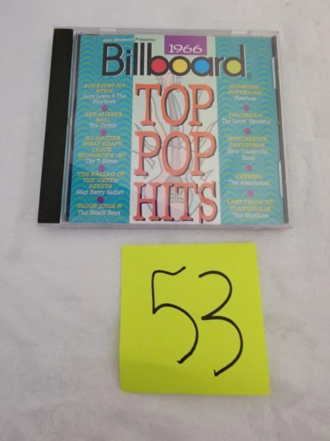 BILLBOARD TOP POP Hits 1966 Par Divers Artistes CD Mai 1995 Rhino billboard-top-pop-hits-1966-81227193621-ebay