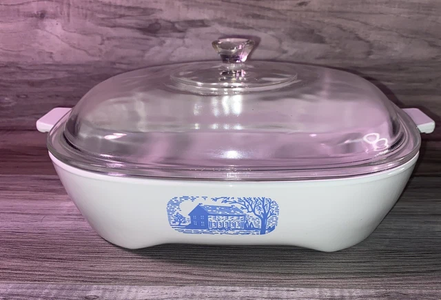 Vintage Corning Ware Browning Skillet W/Lid Amana Radaranger Microwave Made USA