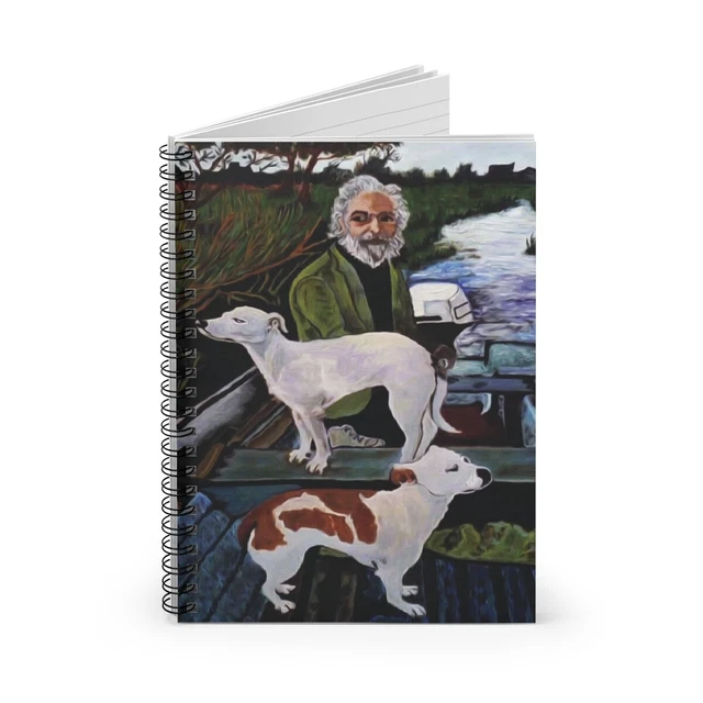 Two Dogs Goodfellas Painting Spiral Notebook