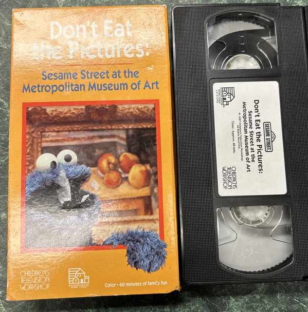 VHS SESAME STREET - Don't Eat the Pictures Metropolitan Museum Art (VHS