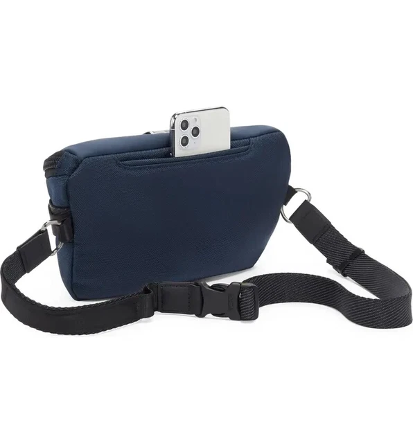 Nwot Tumi Alpha Bravo Classified Belt Bag Travel Messenger Bag Navy $295 2