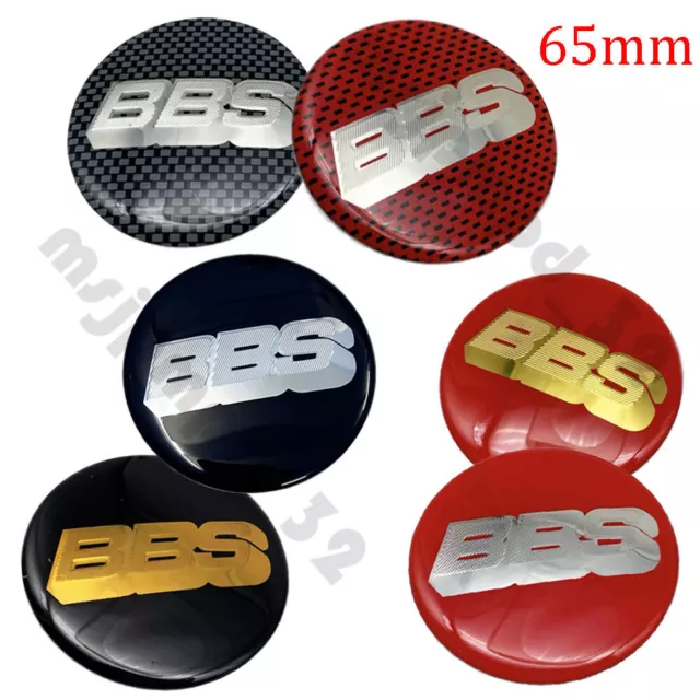 4x 65mm Für BBS Silikon Embleme Auto Radmitte Felgendeckel Nabenkappen Aufkleber