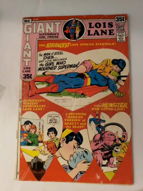 SUPERMANS GIRLFRIEND LOIS LANE #113 - DC Giant Issue! Curt Swan!