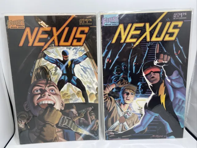 NEXUS #9-10, 10, 62-63 First Comics Lot And Nexus The Liberator #3 Dark Horse