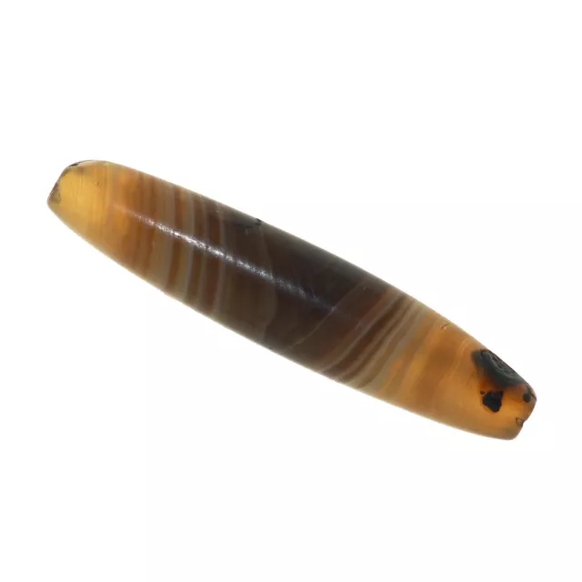 (0556) Striped Agate Bead from China-Tibet,  中国古董条纹玛瑙珠