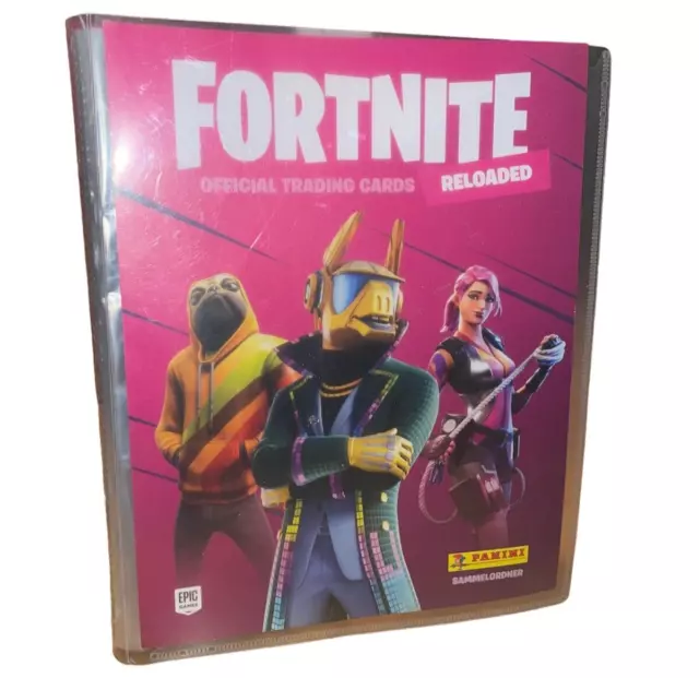 Panini TCG Fortnite Reloaded Trading Cards Karten Mappe Sammelordner 2020 ✅