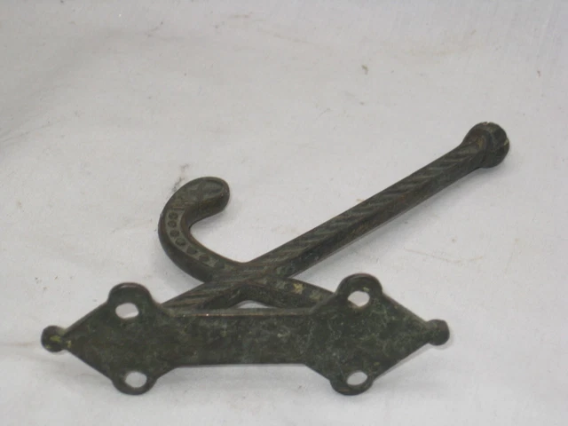 vintage antique wall hook ornate decorative decor architectural hanger hardware 5
