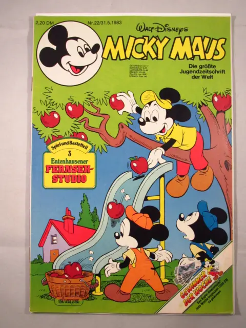 Micky Maus #22 1983 - Comic - mit Beilage, mit Schnipp