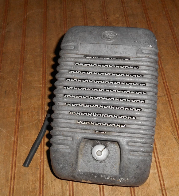 Vintage GATEWAY DRIVE-IN THEATRE  "Projected Sound Movie Theater Speaker as is