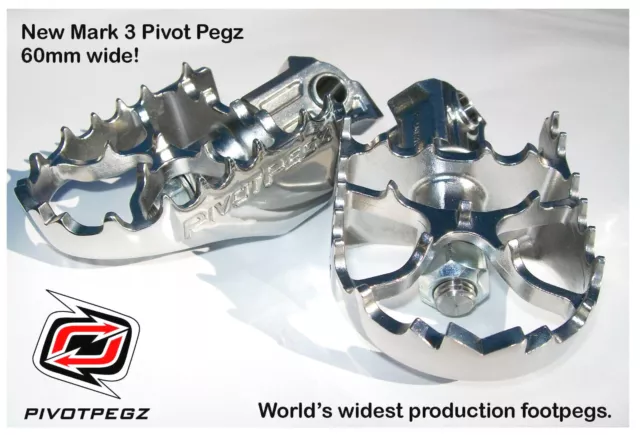 Fußrasten für Suzuki RMX 450 und RMZ 250 Original Pivot Pegz