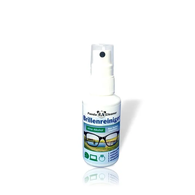 PANDACLEANER® Brillenreiniger 50ml Pumpspray + 250ml Nachfüll Antibeschlag 2
