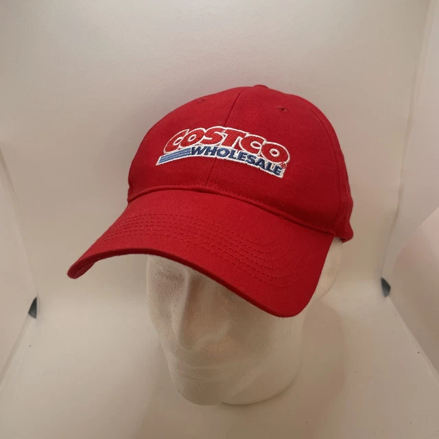COSTCO WHOLESALE RED Employee Uniform Adjustable Work Hat Cap 15.99