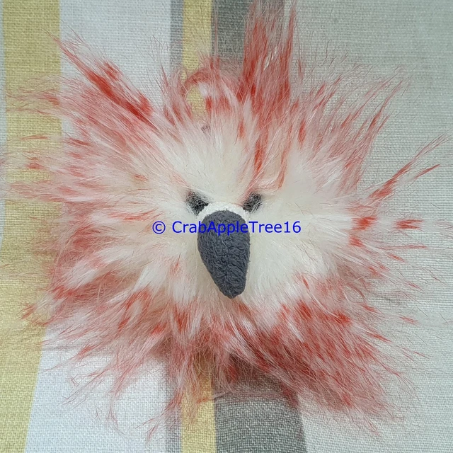 JELLYCAT FLORA FLAMINGO Soft Toy Plush Bag Charm Key Ring BNWT NEW D323