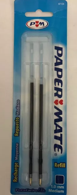 Paper Mate FlexGrip ultra - Stylo à bille - bleu - 1 mm - rétractable