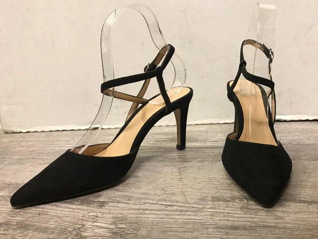 Destockage Escarpins Marque Perlato Cuir Nubuck Noir @ T 36.5 @ Neuf 115€ @ N260