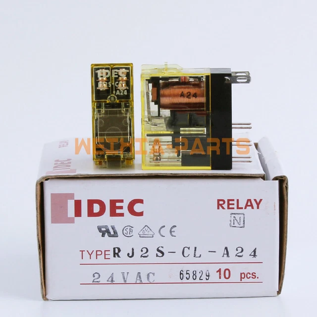 Idec Rj1s New Original -Cl-D24 Rj2s-Cl-D24 Rj25 Cl A220 DC24V Relay - Idec,  Idec Relay IDEC General Purpose Relays 10PCS RJ1S-CL-A24 5PIN Relay RJ1S-CL-A24 5PIN
