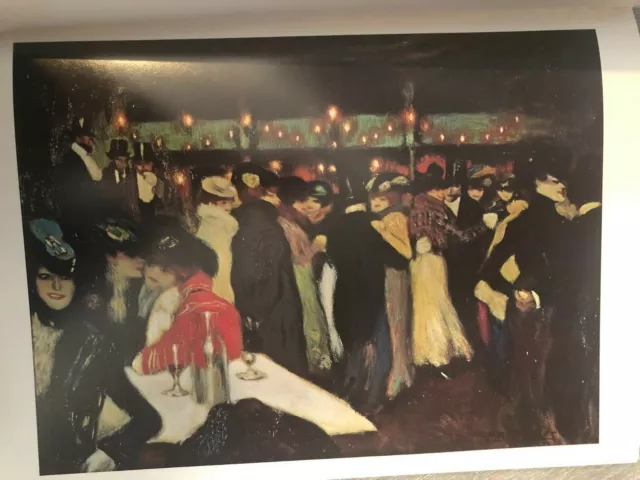 "Obras maestras de Pablo Picasso "Le Moulin de la Galette" estampado, 11 1/4"" x 16"" (Papel)