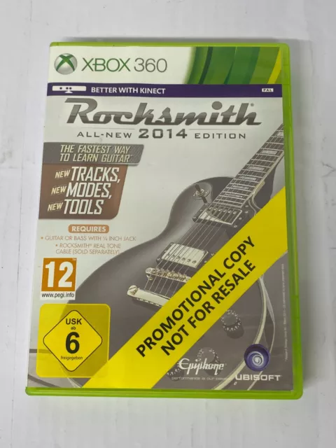 Xbox 360 Rocksmith all new 2014 edition Promotional copy