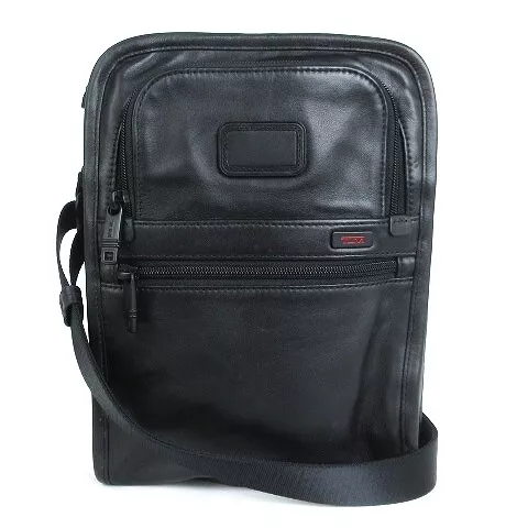 TUMI ALPHA 2 TRAVEL ORGANIZER TRAVEL TOTE SHOULDER BAG LEATHER 92116DH y1106 186