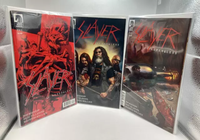 Set of 3 - SLAYER Repentless Set #1, #2, #3 - Dark Horse Comics