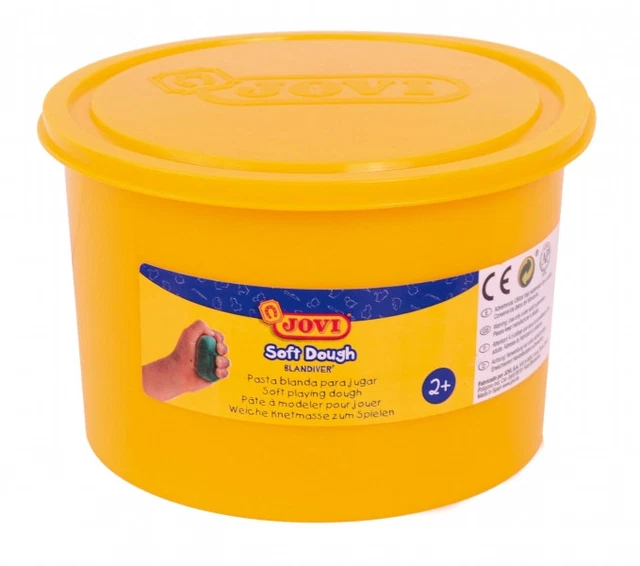 Jovi Soft Dough Blandiver – 460 G Knetmasse In Grün. Weich, Formbar & Sicher Für Kinder Ab 2 Jahren.