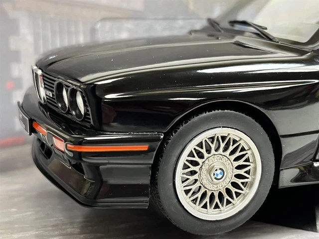 BMW E30 Sport Evo 1990 Noir 1:18 Échelle Neuf Emballé Solido 1801501 4